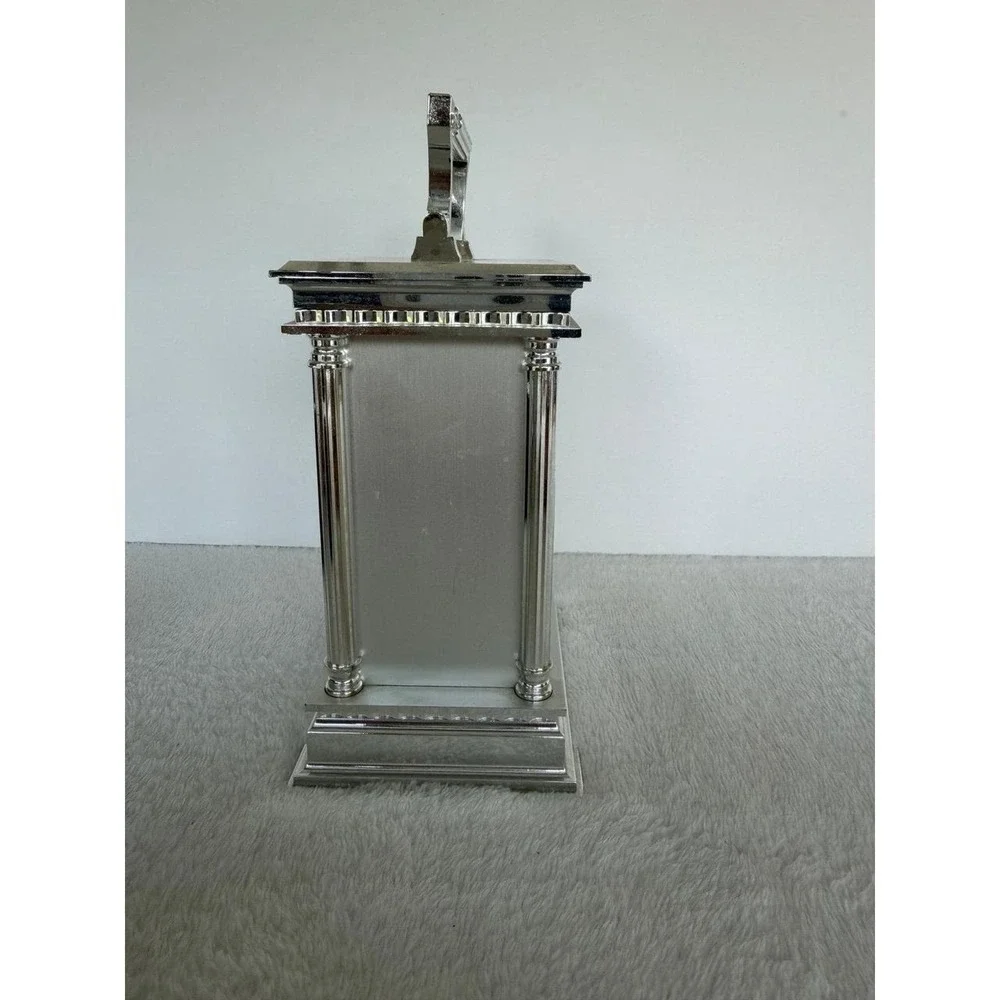 BulovaCarriage Desk Mantel Shelf Clock Quartz  B - 1349 West Germany